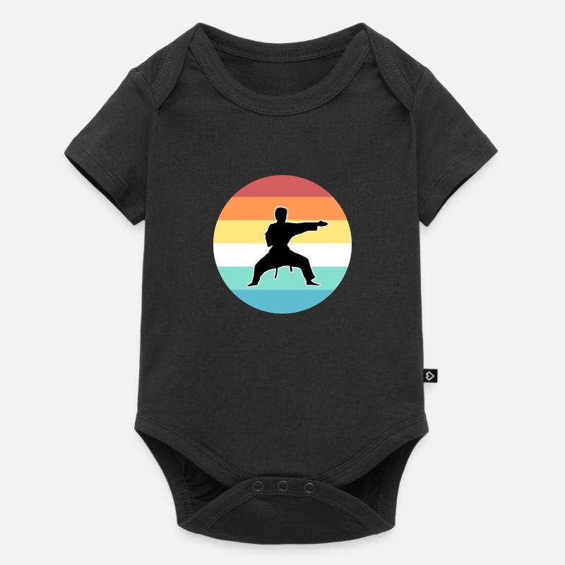 Karaté - Body à manches courtes Premium Bébé - noir