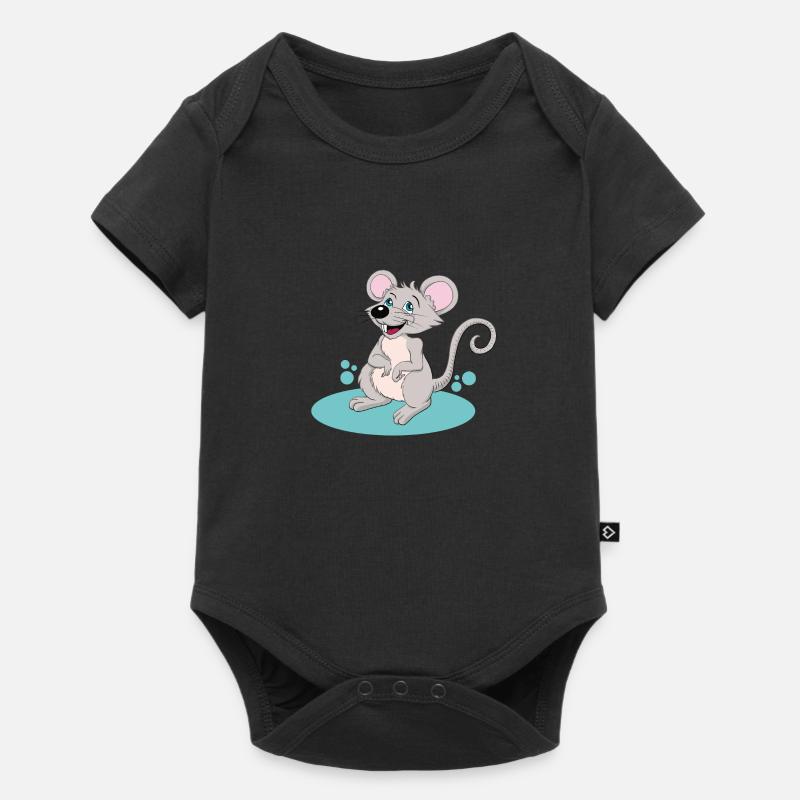 Petite souris - Body à manches courtes Premium Bébé - noir