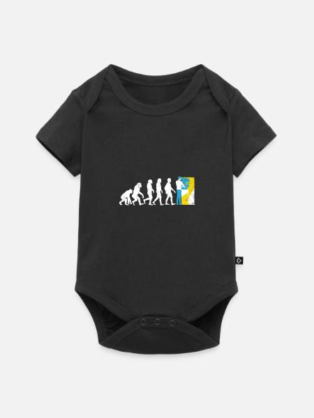 Evolution Arcade - Baby Premium Kurzarmbody - Schwarz