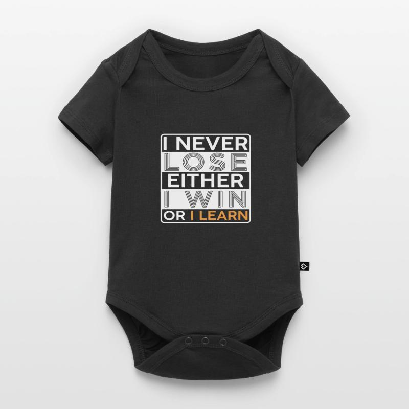 Win Winner Learn Experience Geschenkidee Geschenk Baby Premium Kurzarmbody