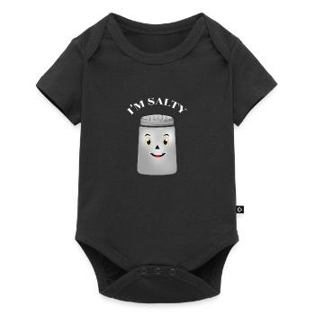 Je suis salé - Body à manches courtes Premium Bébé - noir - Devant