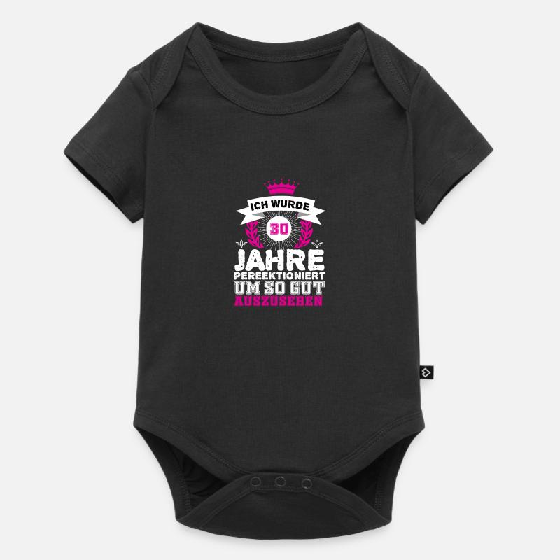 30 Geburtstag - Baby Premium Kurzarmbody - Schwarz