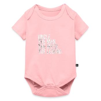 Onkel Mythos Legende - Baby Premium Kurzarmbody - Rosa - Vorne