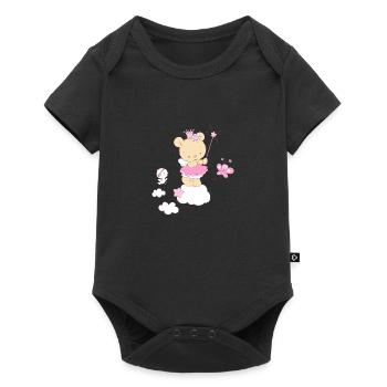 Magic Teddy Bear Princess - Baby Premium short-sleeve bodysuit - black - Front