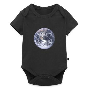 We are the World - Baby Premium Kurzarmbody - Schwarz - Vorne