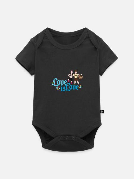 Pride - Baby Premium Kurzarmbody - Schwarz