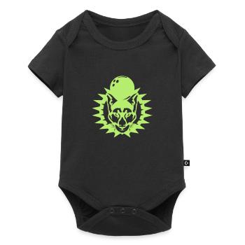 bowling cougar logo sport boule panthere - Body à manches courtes Premium Bébé - noir - Devant