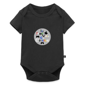 VIDEO GAMES, THIS CONSOLE! - Baby Premium short-sleeve bodysuit - black - Front