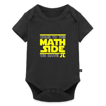 Pi Pi Day Mathematics Numbers Rounded mathematicians - Baby Premium short-sleeve bodysuit - black - Front