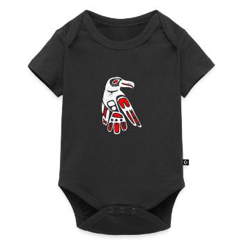 Haida Raven Drôle d’idée cadeau - Body à manches courtes Premium Bébé - noir - Devant