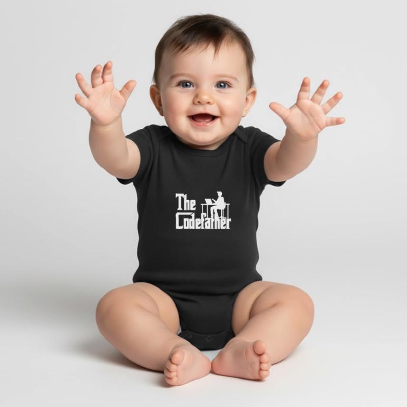 The Codefather Coding Programier Cadeau Body à manches courtes Premium Bébé