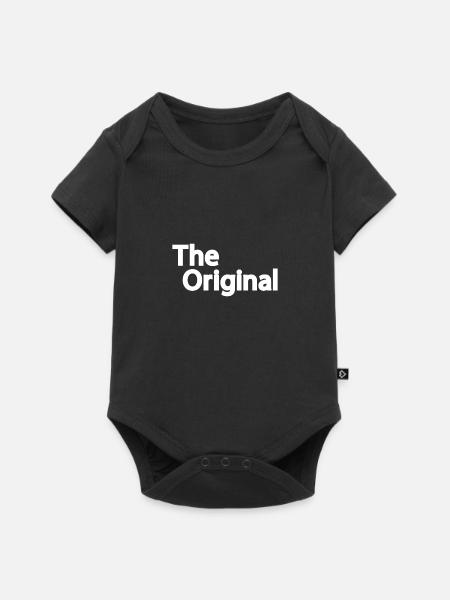 The Original Geschenk - Baby Premium Kurzarmbody - Schwarz