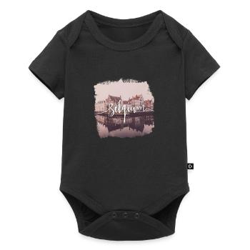 Belgium - Baby Premium short-sleeve bodysuit - black - Front
