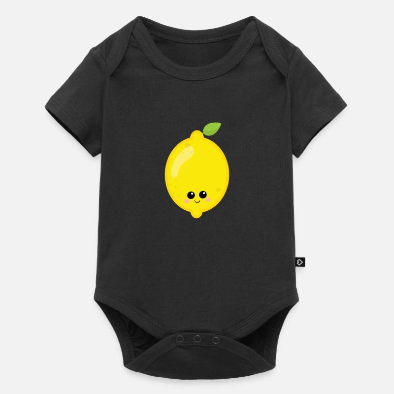 citron - Body à manches courtes Premium Bébé - noir