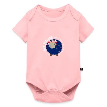 Ovins néo-zélandais Pavillon Cadeau - Body à manches courtes Premium Bébé - rose - Devant