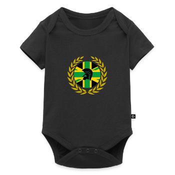 UNITY JAM SKA LAUREL DESIGN - Body à manches courtes Premium Bébé - noir - Devant