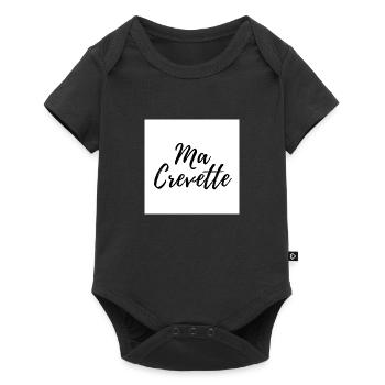 MA CREVETTE - Body à manches courtes Premium Bébé - noir - Devant