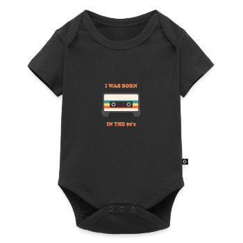 Je suis né dans les années 90 - Body à manches courtes Premium Bébé - noir - Devant