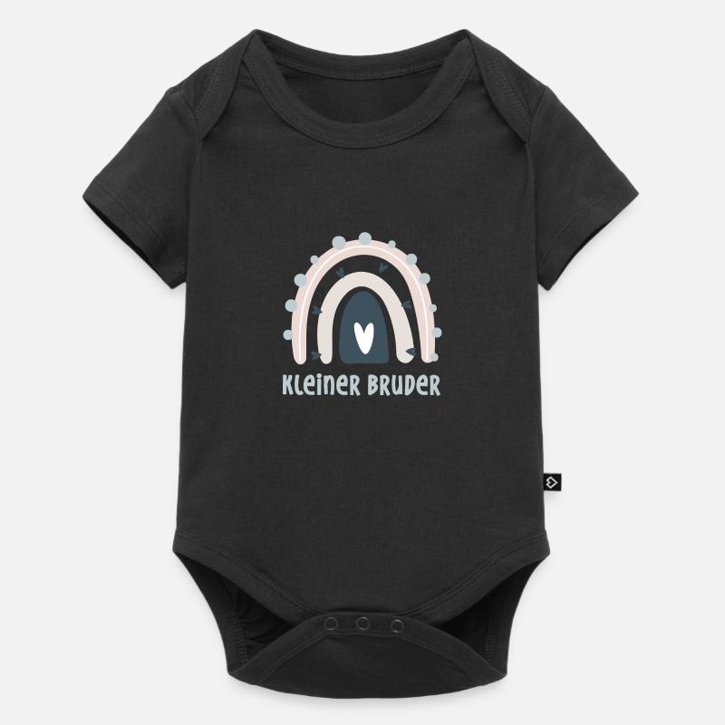 Petit frère arc-en-ciel - Body à manches courtes Premium Bébé - noir