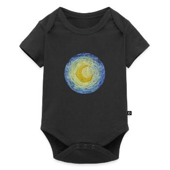 Lune Vincent van Gogh Starry Night Starry Night - Body à manches courtes Premium Bébé - noir - Devant