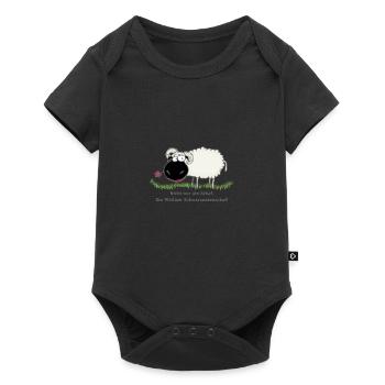 Schwarznasenschaf - Baby Premium Kurzarmbody - Schwarz - Vorne