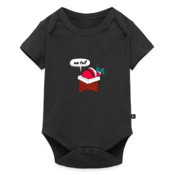 Santa Claus Christmas Christmas XMAS na great - Baby Premium short-sleeve bodysuit - black - Front