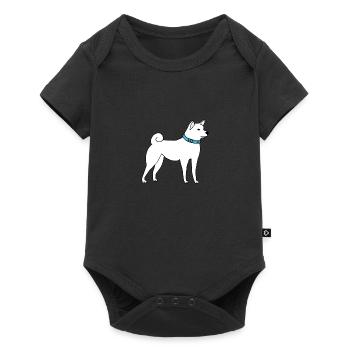Chien Shiba Inu - Body à manches courtes Premium Bébé - noir - Devant
