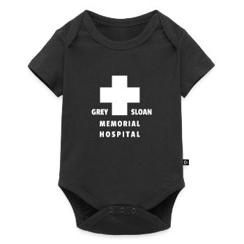 Gray Sloan Memorial Hospital Hospital Series - Baby Premium short-sleeve bodysuit - black - Front