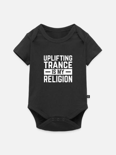 Erhebende Trance - Baby Premium Kurzarmbody - Schwarz