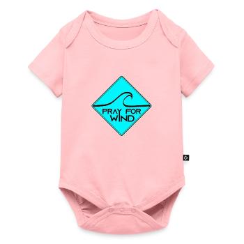 Pray for wind - Baby Premium short-sleeve bodysuit - rose - Front