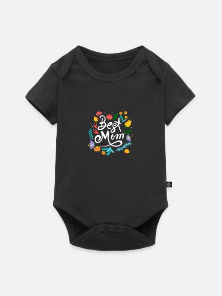 Best Mom Best Mom - Baby Premium short-sleeve bodysuit - black