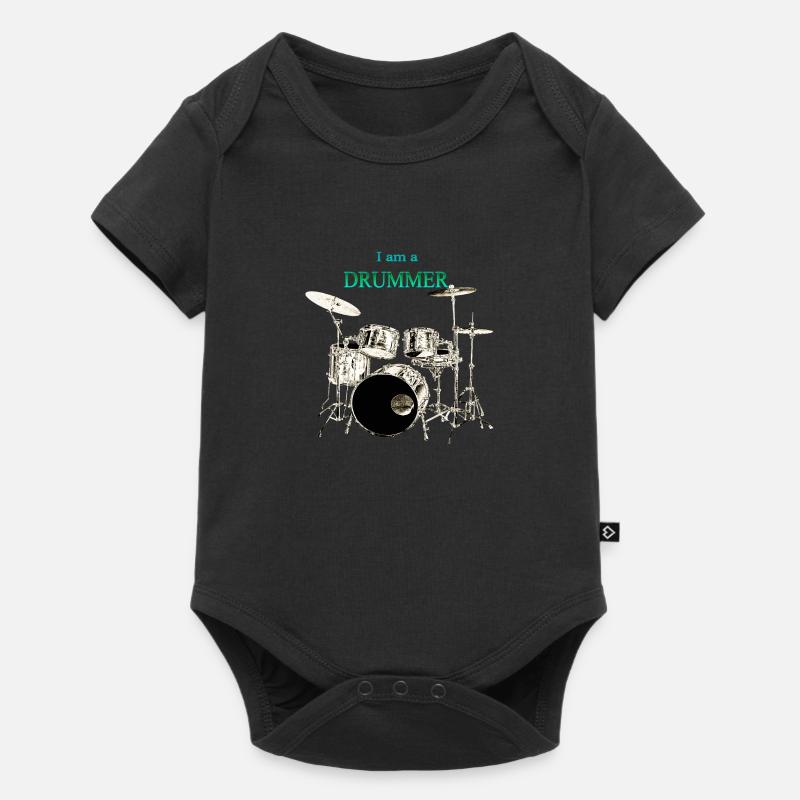 Je suis batteur batteur - Body à manches courtes Premium Bébé - noir