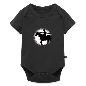 Cheval - Body à manches courtes Premium Bébé - noir - Devant