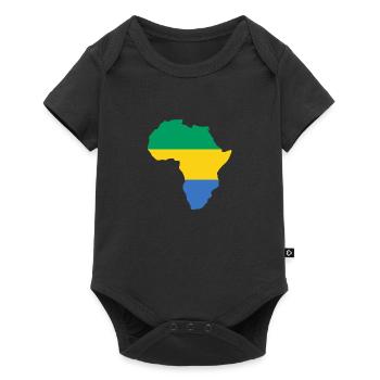 Gabun - Baby Premium Kurzarmbody - Schwarz - Vorne