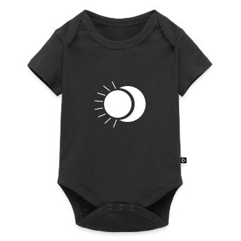 sun and moon - Baby Premium short-sleeve bodysuit - black - Front