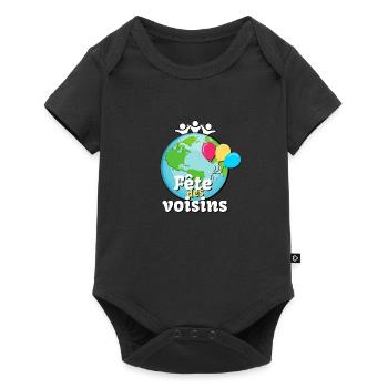Fete Des Voisins Rencontrer Vos Voisins - Body à manches courtes Premium Bébé - noir - Devant