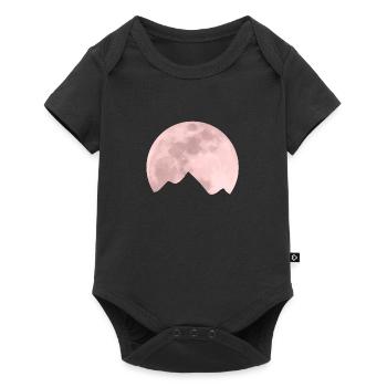 Moon mountain - Baby Premium short-sleeve bodysuit - black - Front