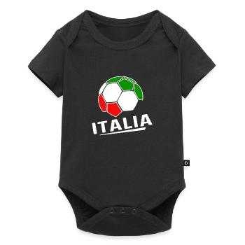 Italie Football Italie - Body à manches courtes Premium Bébé - noir - Devant