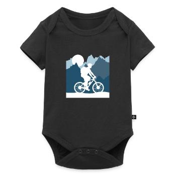 Bike Biking Bicycle Cycling - Baby Premium short-sleeve bodysuit - black - Front