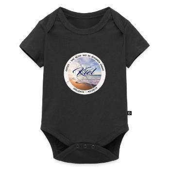 Ostsee Kiel - Baby Premium Kurzarmbody - Schwarz - Vorne