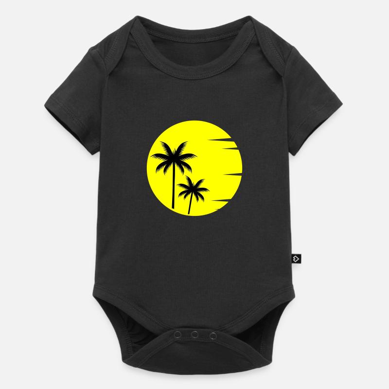 Coucher de soleil - Body à manches courtes Premium Bébé - noir