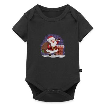 Santa Claus is here. - Baby Premium short-sleeve bodysuit - black - Front