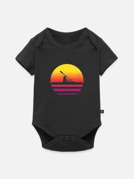 Kayak Men Canoe Kayaking Kayak Women - Baby Premium short-sleeve bodysuit - black