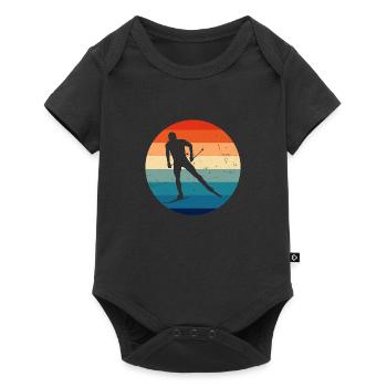 Ski de fond Classique Ski de fond Classique Ski de fond Skati - Body à manches courtes Premium Bébé - noir - Devant