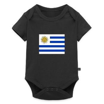 Uruguayo - Baby Premium short-sleeve bodysuit - black - Front