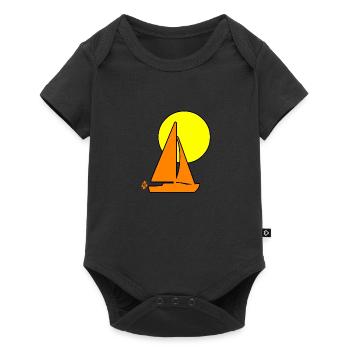 Sail - Baby Premium short-sleeve bodysuit - black - Front