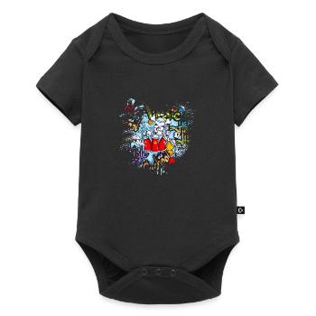 Graffitti - Baby Premium short-sleeve bodysuit - black - Front