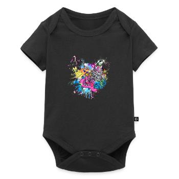 Graffitti - Baby Premium short-sleeve bodysuit - black - Front
