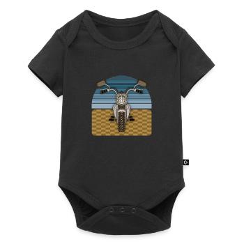 Motorcycle - Baby Premium short-sleeve bodysuit - black - Front