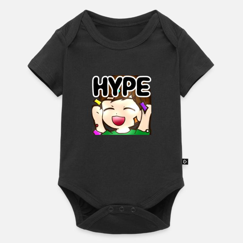 LéonHype - Body à manches courtes Premium Bébé - noir